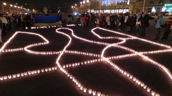 «Украина – это я»: акция в поддержку бойцов АТО