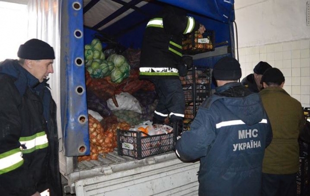 Жители оккупированных территорий Донбасса получили украинскую гумпомощь
