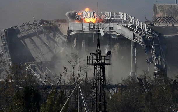 Пресс-центр АТО сообщает, что по итогам переговоров в аэропорту Донецка прекращен огонь