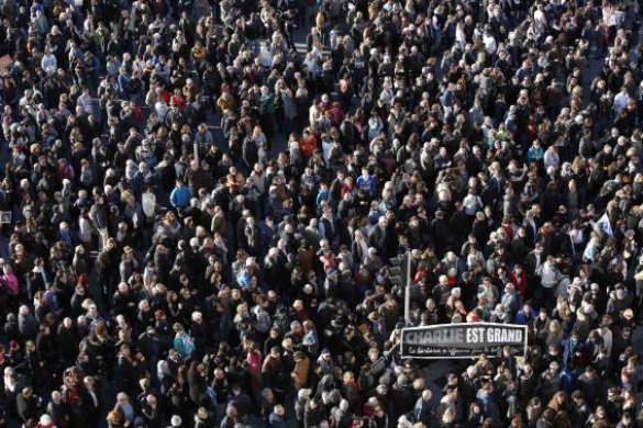 В Марше единства в Париже приняли участие около 1,5 миллионов человек