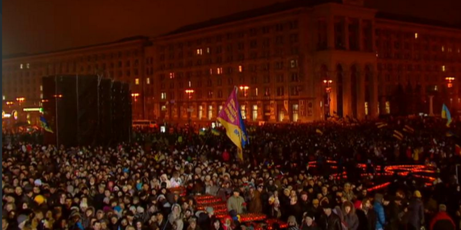 В Киеве проходят мероприятия в память о погибших на Майдане