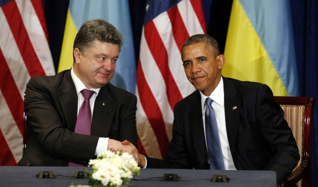 Порошенко и Обама обеспокоены ситуацией вокруг Дебальцево