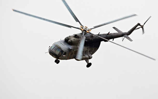 В Киевской области упал военный вертолет