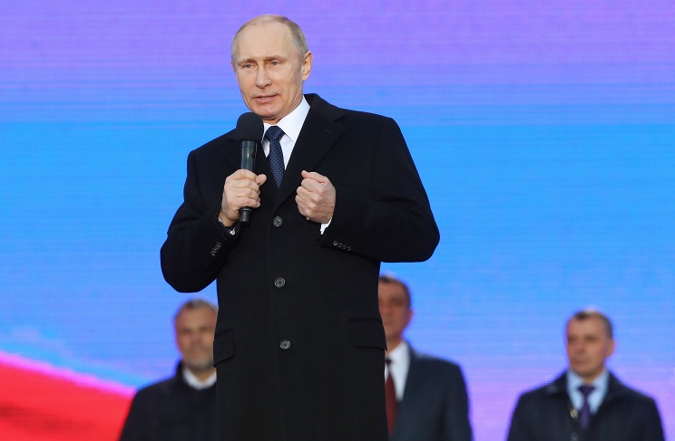 Путин на митинге-концерте «Мы вместе»: РФ будет делать все для восстановления нормальных отношений с Украиной