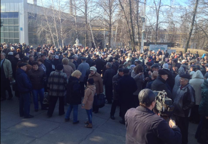 В Харькове прошёл митинг сотрудников авиазавода