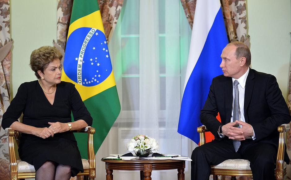 Путин обсудил ситуацию в Украине с президентом Бразилии