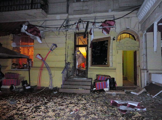 В Одессе взорвали кафе
