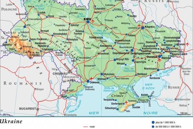 Французское издательство вернуло Крым на карту Украины