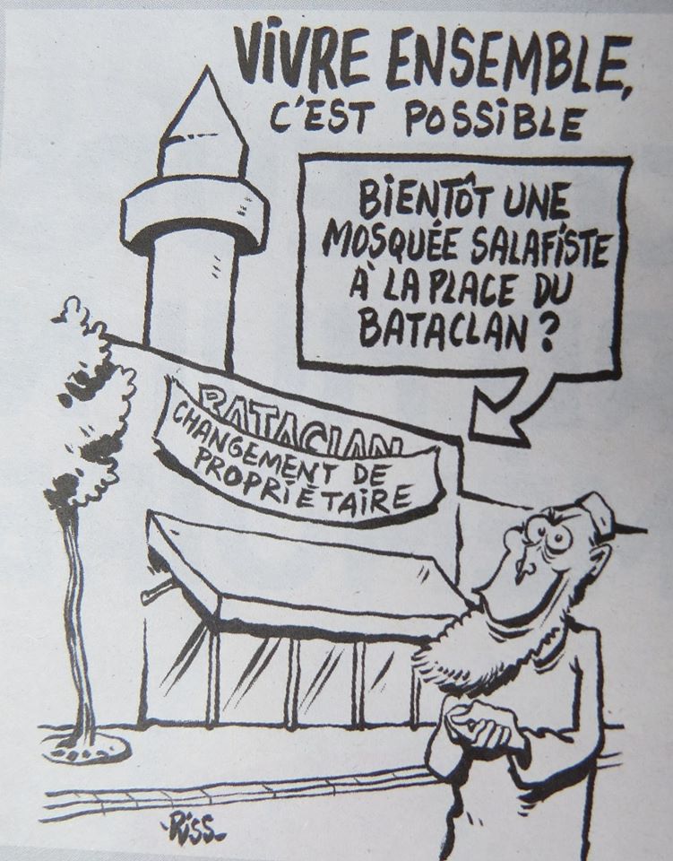 В Charlie Hebdo размещено более 10 карикатур, высмеивающих парижские теракты - 10 - изображение