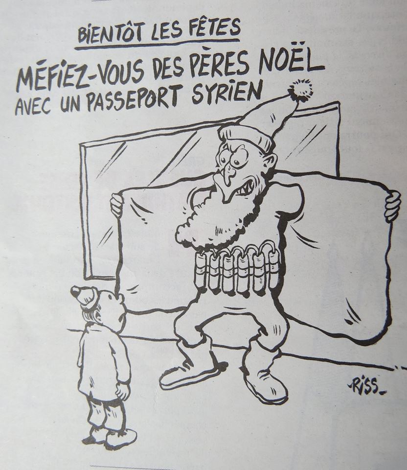 В Charlie Hebdo размещено более 10 карикатур, высмеивающих парижские теракты - 9 - изображение