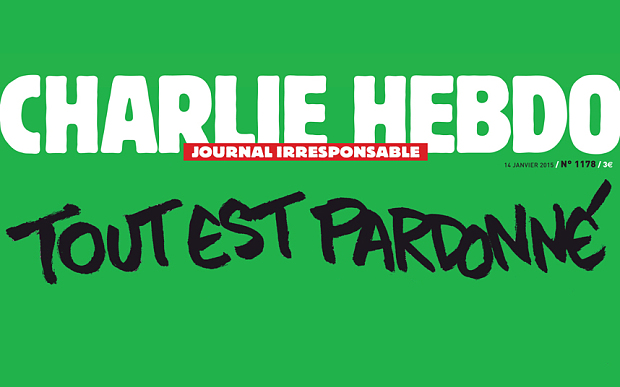 В Charlie Hebdo размещено более 10 карикатур, высмеивающих парижские теракты