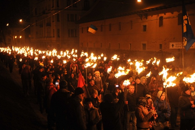 Ночью в Киеве пройдет факельное шествие