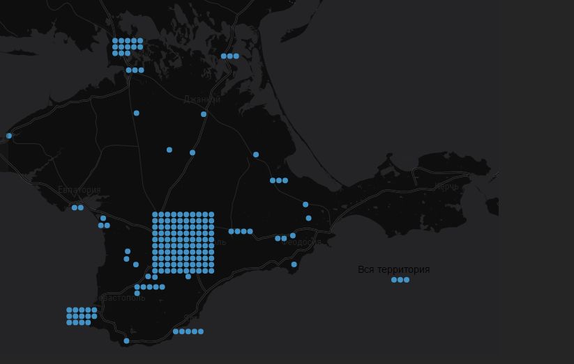 Разработана интерактивная карта нарушений прав человека в Крыму