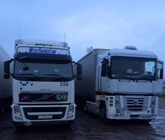 На Волынщине блокада российских грузовиков прекращена