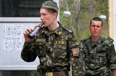 В Запорожье военным не будут продавать алкоголь