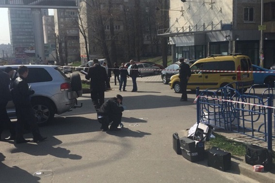 В центре Киева застрелен бизнесмен