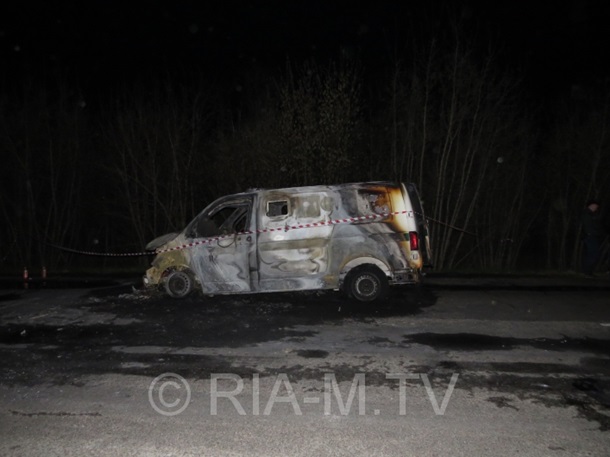 В Запорожской области напали на автомобиль инкассаторов