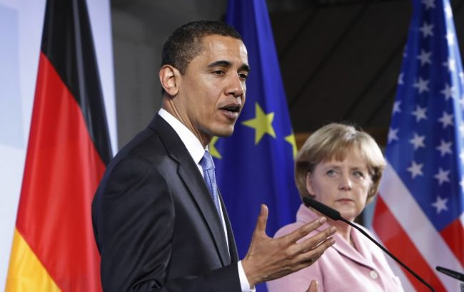 Обама и Меркель призвали к скорейшему выполнению Минских соглашений
