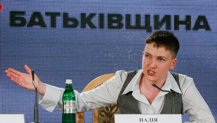 Савченко прокомментировала заявление Захарченко о намерении ее «шлепнуть»