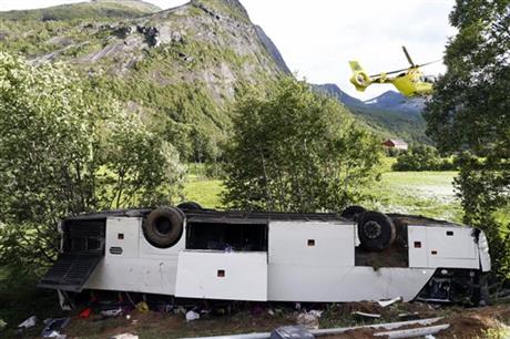 Посол: ДТП с автобусом в Норвегии мог спровоцировать другой автомобиль