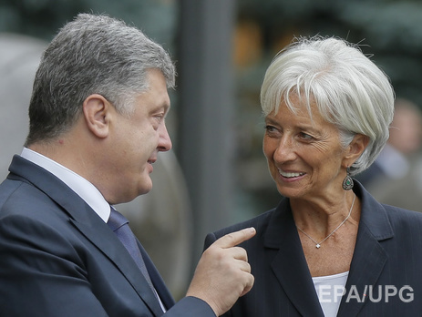 Порошенко обсудил с Лагард очередной транш кредита МВФ