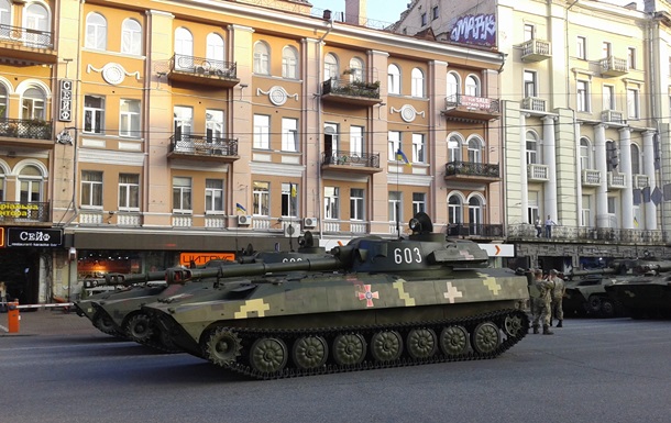 В Киеве состоялась репетиция парада
