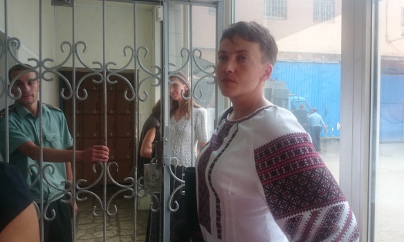 Савченко посетила камеру Заверухи в Лукьяновском СИЗО