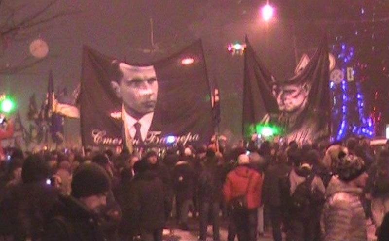 В киевском марше в честь Бандеры поучаствовали около 800 человек