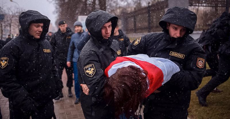 В Минске задержаны участники Марша воли