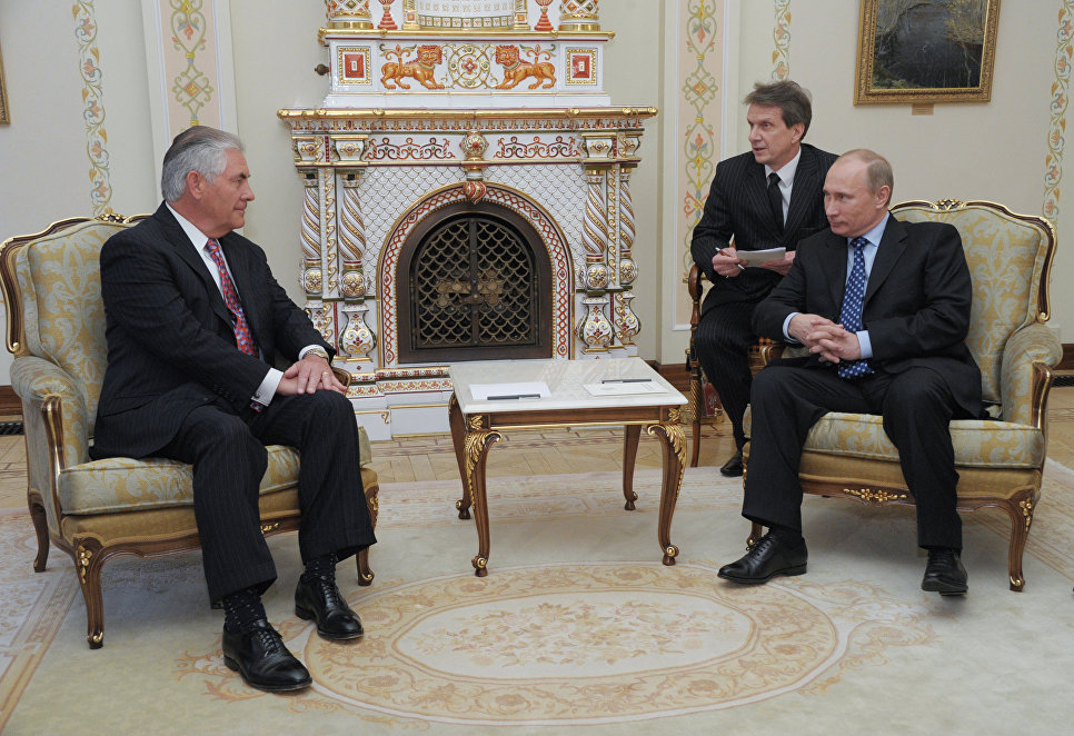В Госдепе сообщили о деталях встречи Путина и Тиллерсона