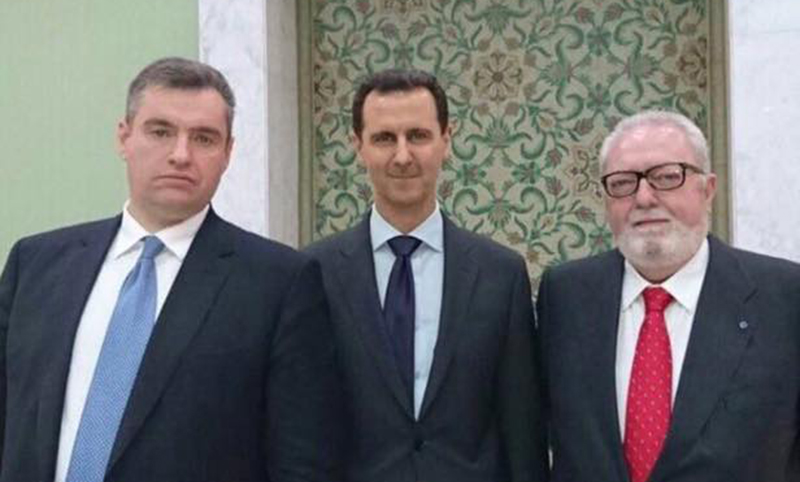 Геращенко просит популяризировать фото Аграмунта с Асадом