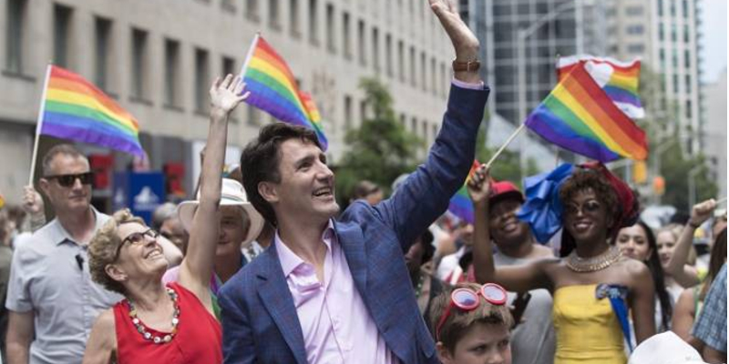 Трюдо принял участие в ЛГБТ-параде в Торонто