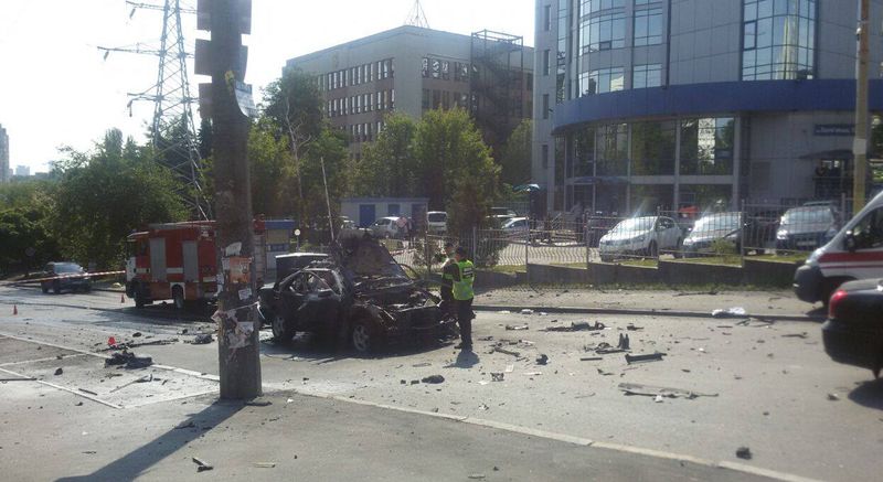 МВД: полковнику Шаповалу в автомобиль подложили взрывчатку