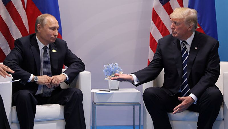 Трамп – Путину: для меня честь быть здесь с вами