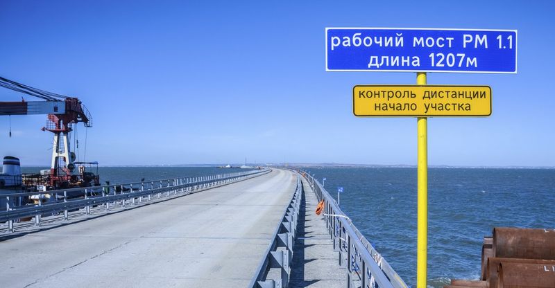 Автомобильная часть Керченского моста готова на 75%