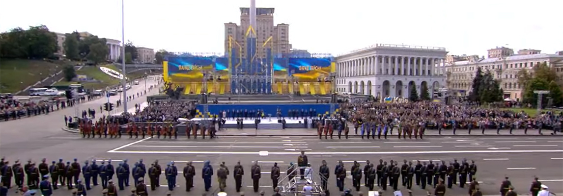 В Киеве начинается парад ко Дню Независимости