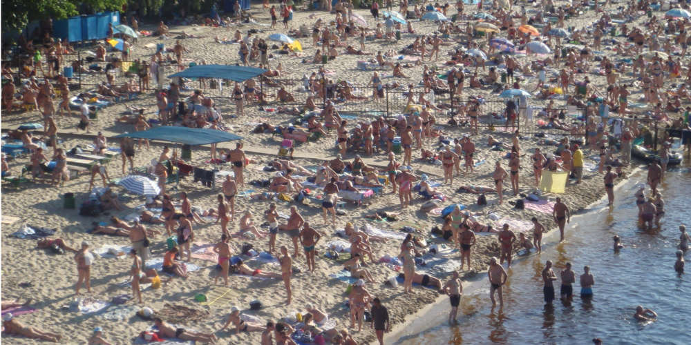 На шести пляжах Киева разрешили купаться
