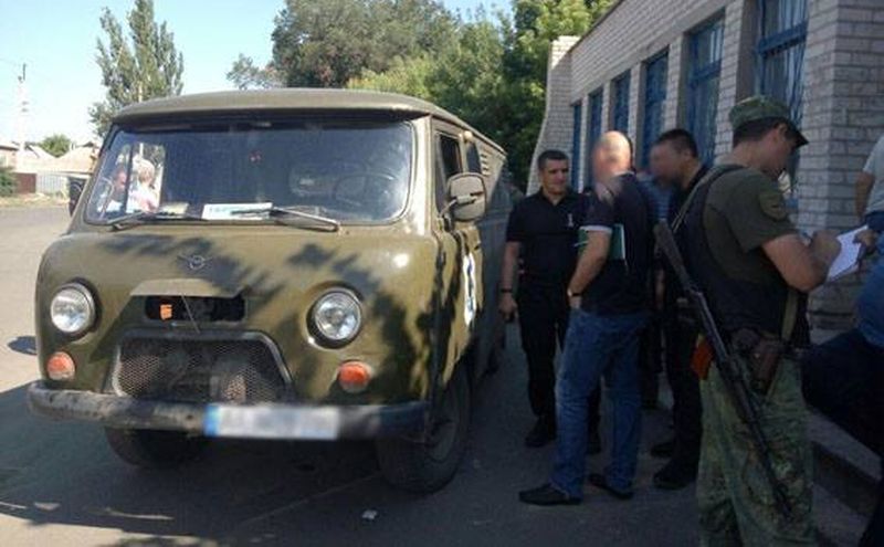 В Донецкой области совершено нападение на почтовый «УАЗ»