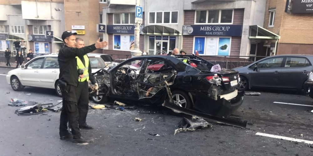 Геращенко рассказал, куда была заложена бомба в машине Махаури
