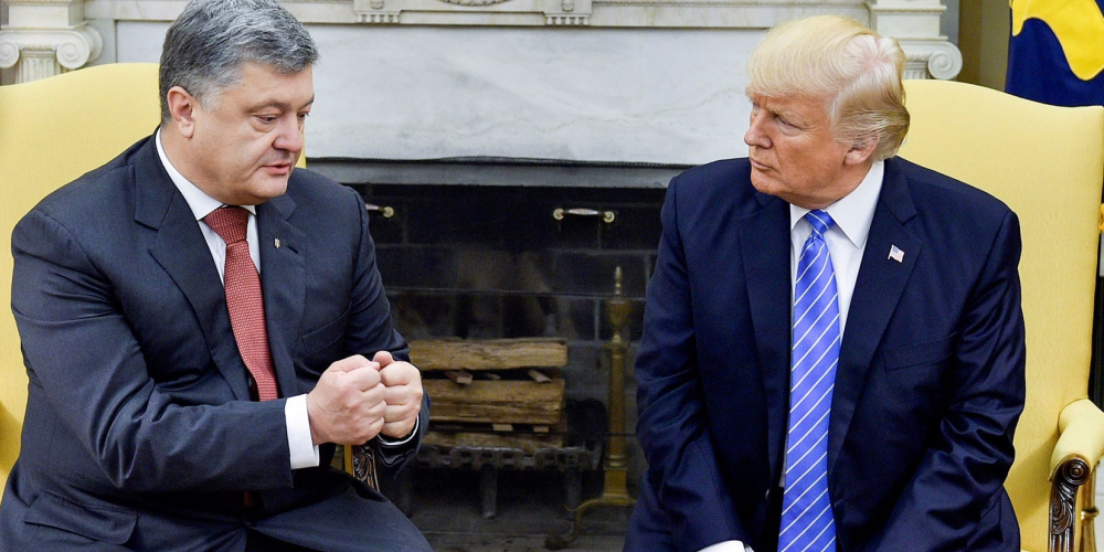 Порошенко надеется на поддержку США в вопросе о миротворцах на Донбассе