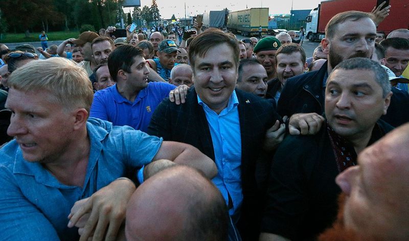 В СБУ отреагировали на переход границы Саакашвили
