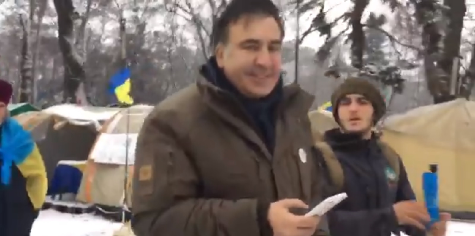 Саакашвили попросил журналиста ВВС «отвалить» (видео)