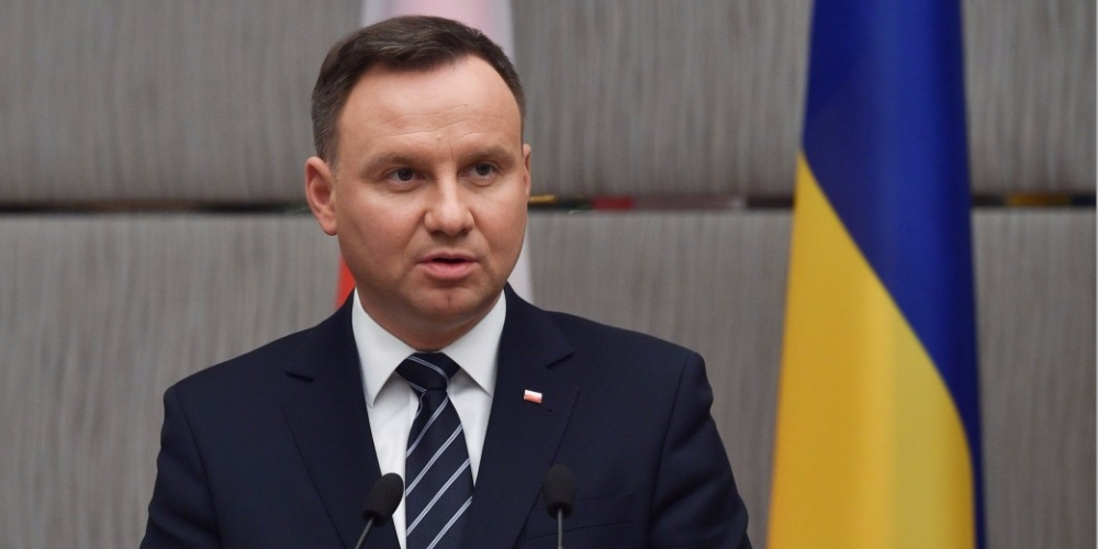 Дуда: Польша поддерживает ввод миротворцев на Донбасс