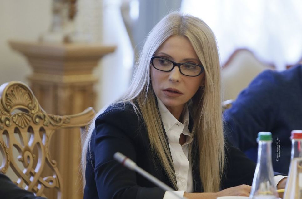 Выступая в Раде, Тимошенко назвала Саакашвили президентом Украины