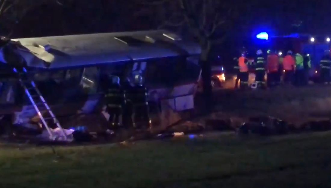 В Чехии разбился пассажирский автобус: есть жертвы