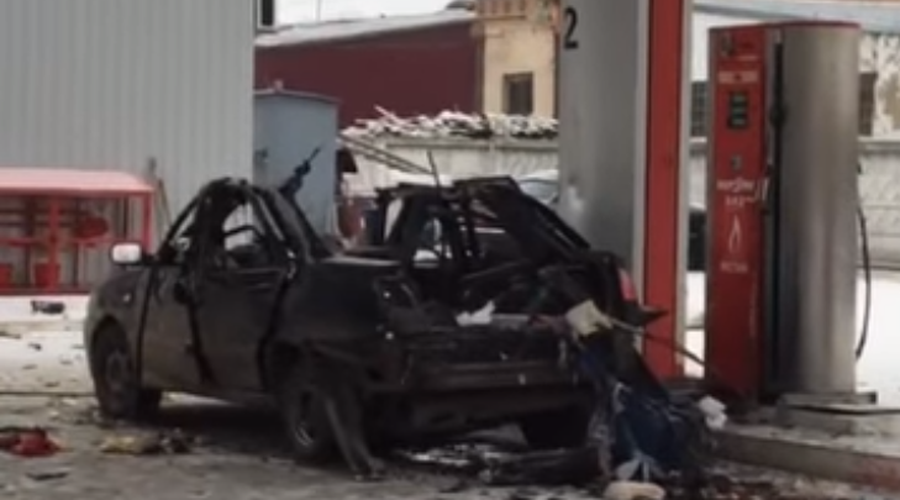 В Сумской области автомобиль взорвался на газовой заправке