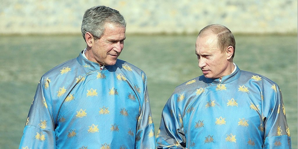 Буш назвал Путина «блестящим тактиком»