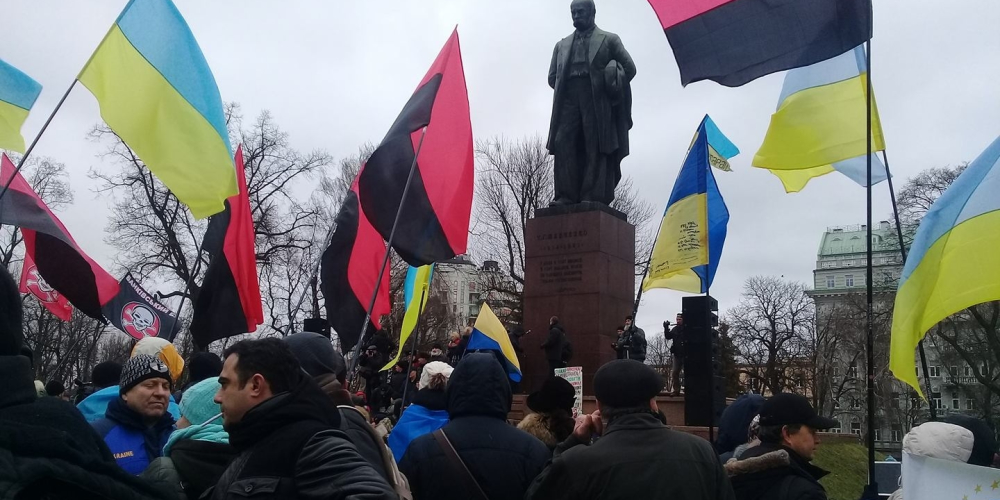 В Киеве началась акция Саакашвили