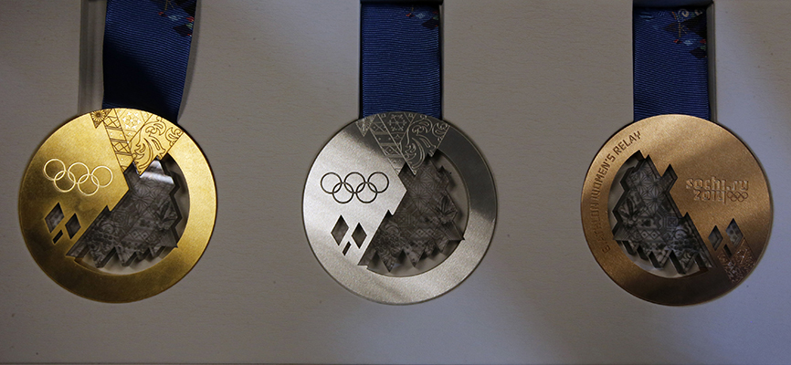 Сборная России вернулась на первое место в медальном зачете Олимпиады-2014