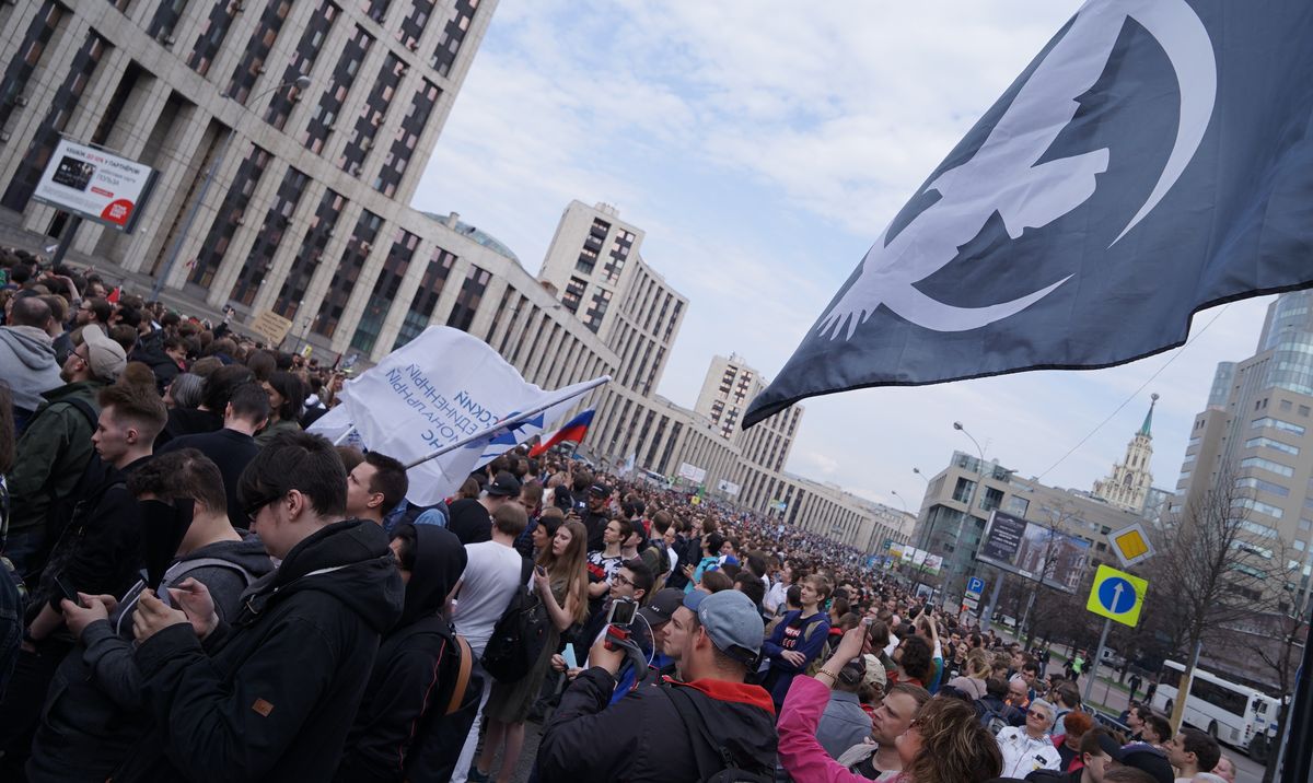 В Москве проходит митинг в поддержку Telegram